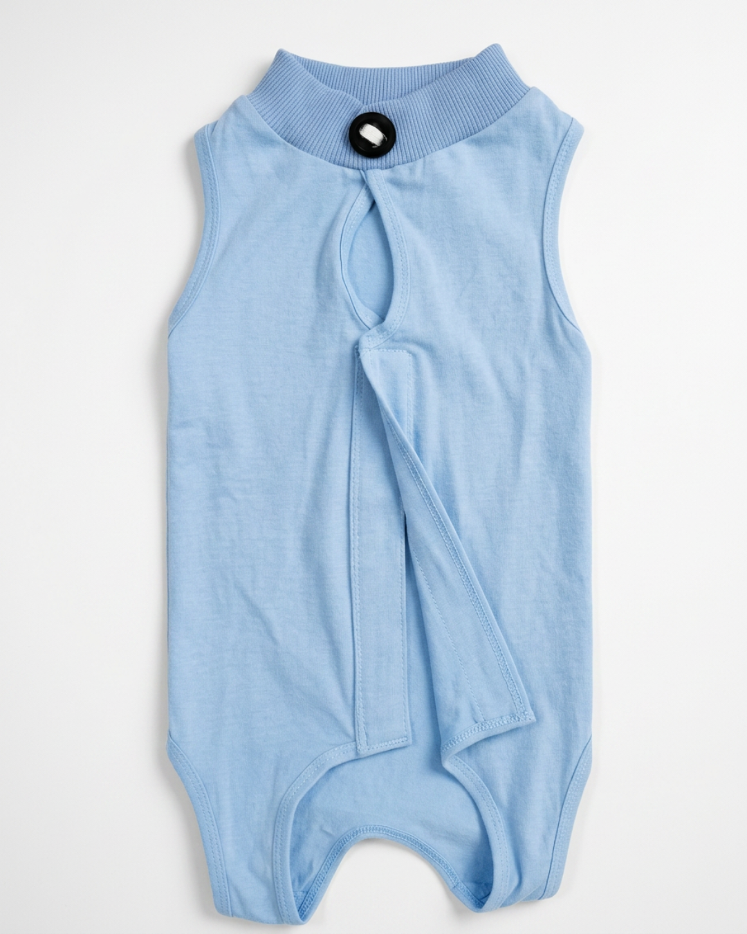 Sky Blue Ease – Post-Surgery Bodysuit for Cats (Soft cotton, breathable fabric)
