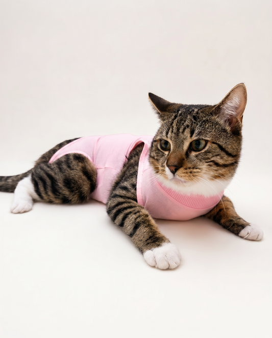Blush Cat Recovery Suit